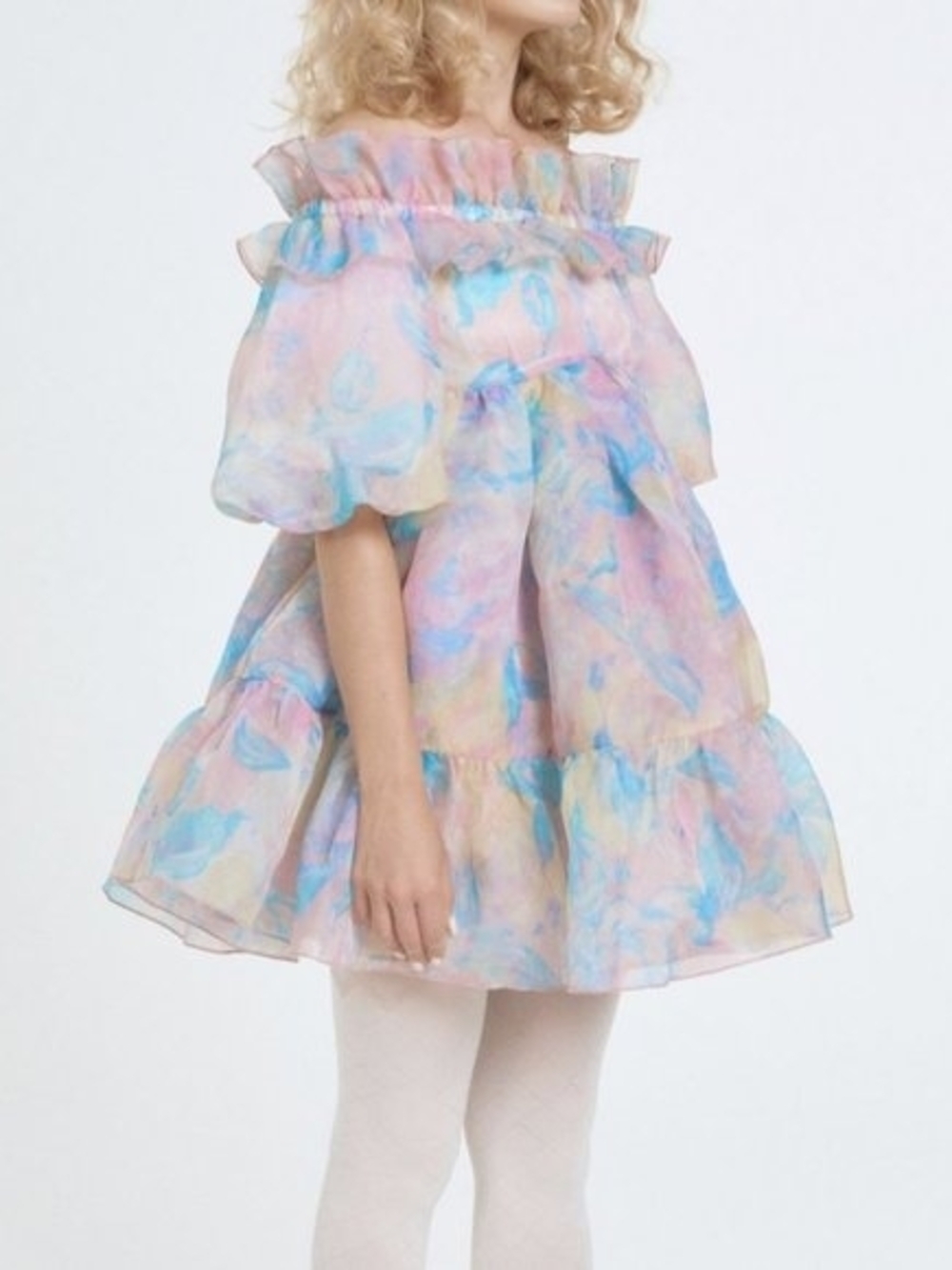 Selkie Cherub Stepmom Ruffle Mini Dress - Size S